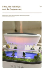 Aroma Humidifier Raindrop Air Humidifier Colorful Light White Noise Essemtial Oil Diffuser Home Ultrasonic Fragrance Diffuser - NeuroLense™
