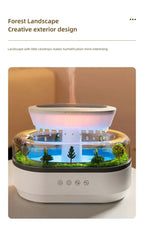 Aroma Humidifier Raindrop Air Humidifier Colorful Light White Noise Essemtial Oil Diffuser Home Ultrasonic Fragrance Diffuser - NeuroLense™