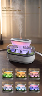 Aroma Humidifier Raindrop Air Humidifier Colorful Light White Noise Essemtial Oil Diffuser Home Ultrasonic Fragrance Diffuser - NeuroLense™