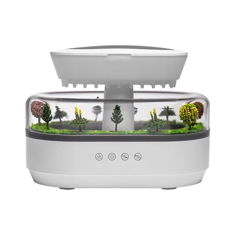 Aroma Humidifier Raindrop Air Humidifier Colorful Light White Noise Essemtial Oil Diffuser Home Ultrasonic Fragrance Diffuser - NeuroLense™