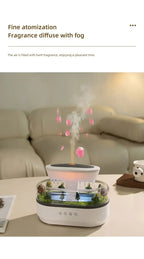 Aroma Humidifier Raindrop Air Humidifier Colorful Light White Noise Essemtial Oil Diffuser Home Ultrasonic Fragrance Diffuser - NeuroLense™